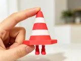 Snow cone as a roadblock with hidden legs-0