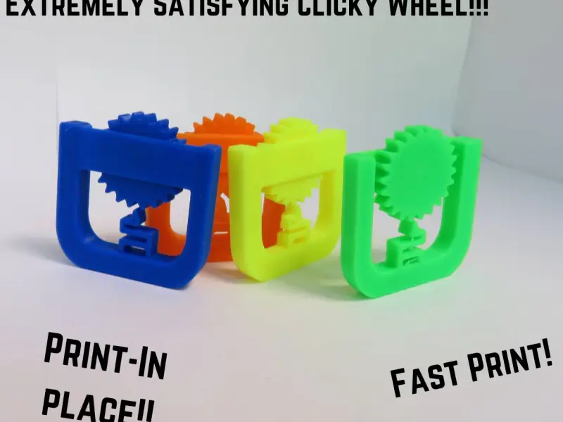 Extremely Satisfying Fidget Clicker Wheel