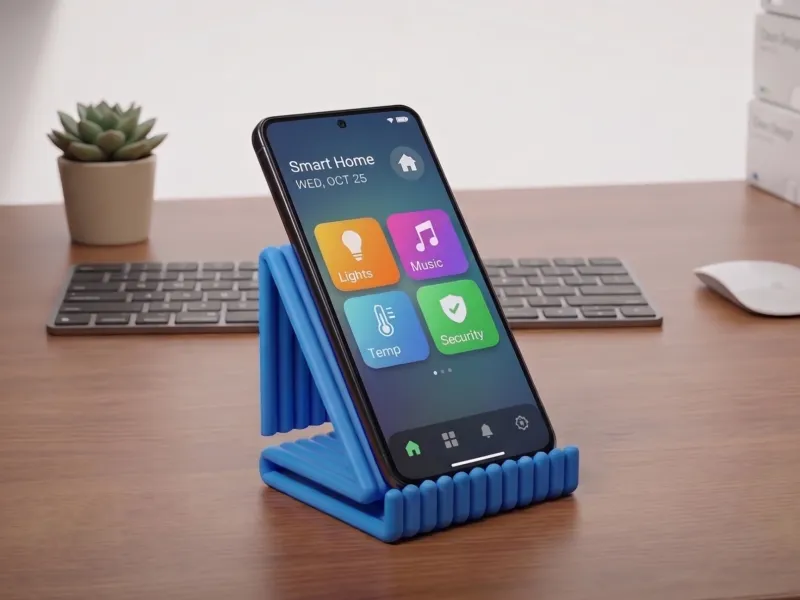 Support de téléphone en A