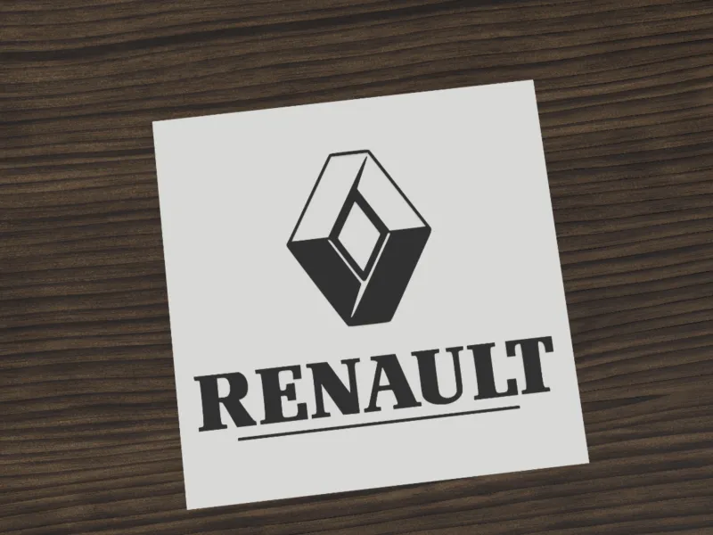 Renault Classic Diamond Logo Stencil