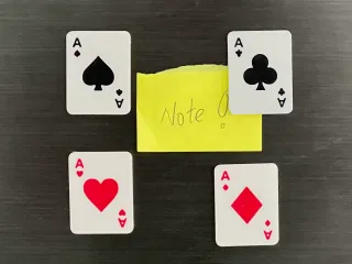 Playing Card Fridge Magnets