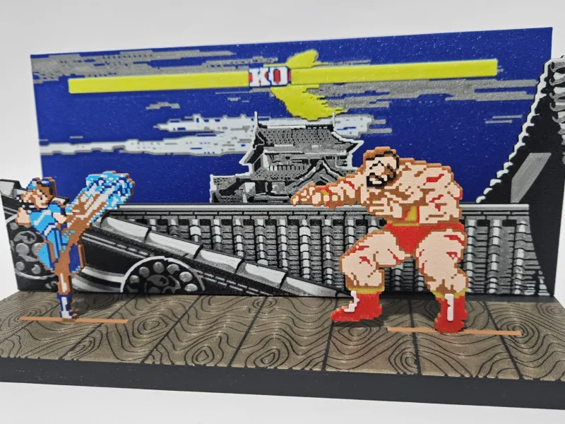 ザンギエフ ストリートファイター（ジオラマ、キーチェーン、マグネット）