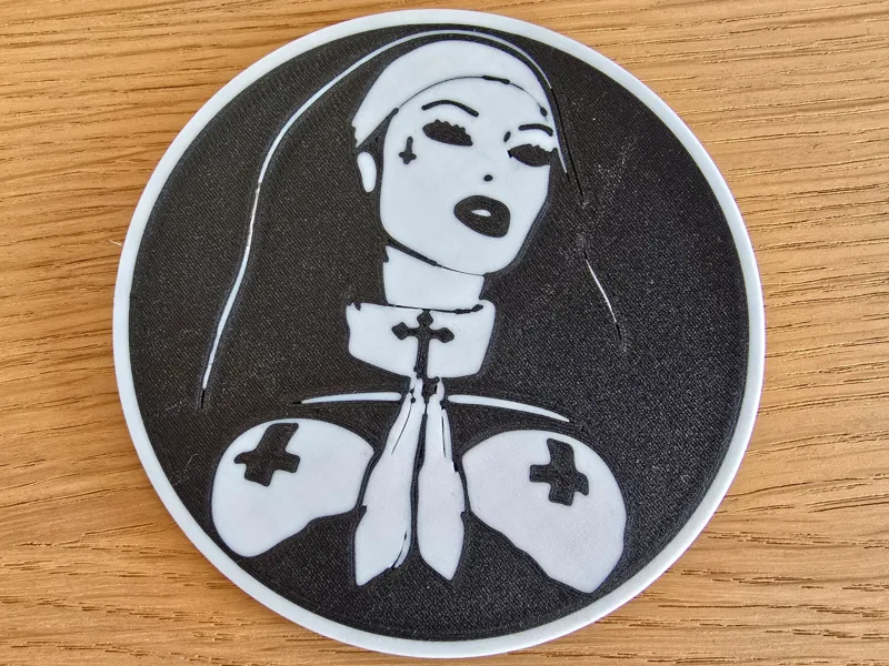 Sinful Sister | Unholy Nun | Fanart Untersetzer