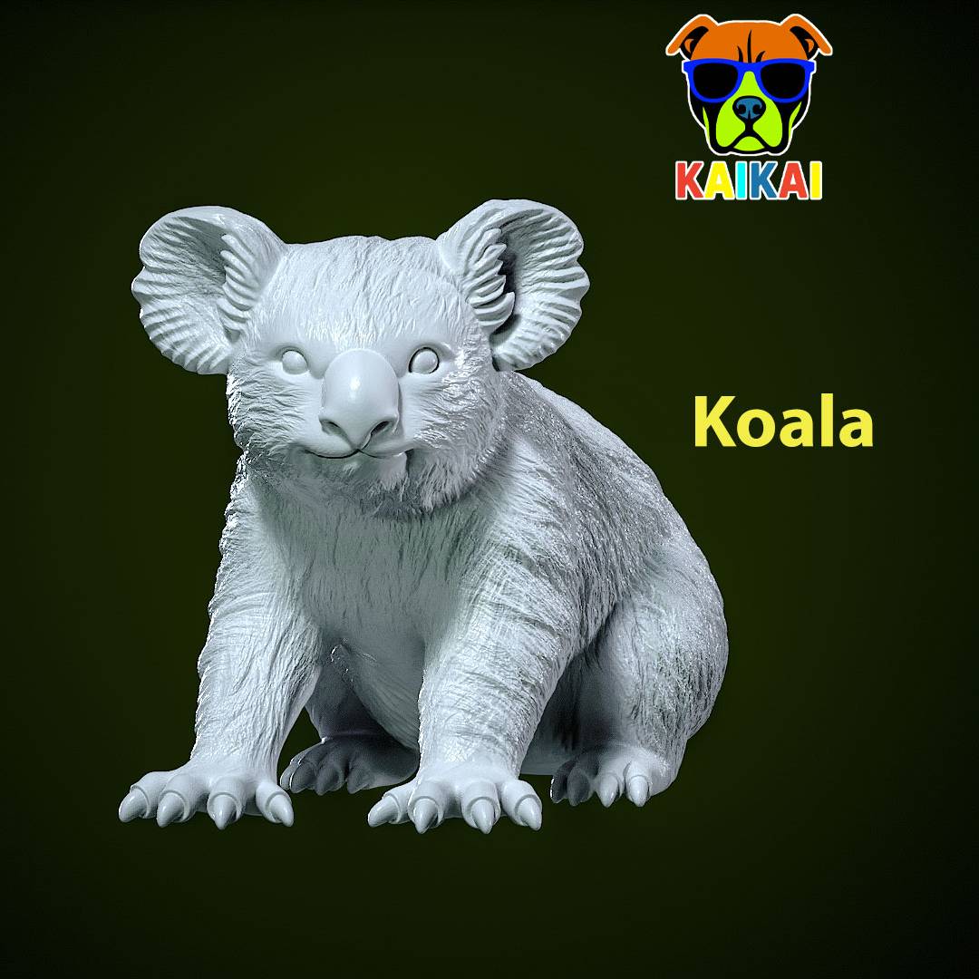 Koala bear model - Bear model - statue - 3D print