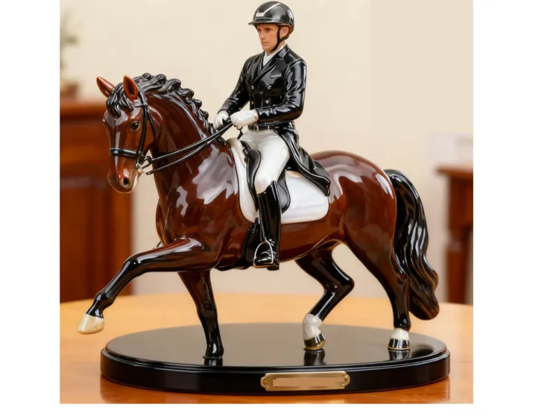 Elegant Equestrian Trophy