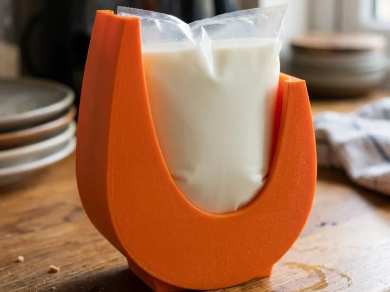 Porta sachet de leche - Milk sachet holder