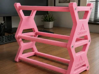 Soporte modular con 3 filas para filamentos de impresión 3D