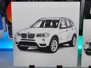 BMW X3 F25 - Hueforge - 3 Colors