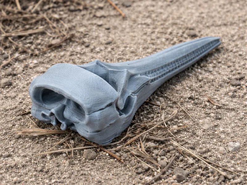 Hector's Dolphin Skull