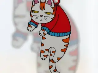 Grumpy Cat - ornament - keyring - charm - earring