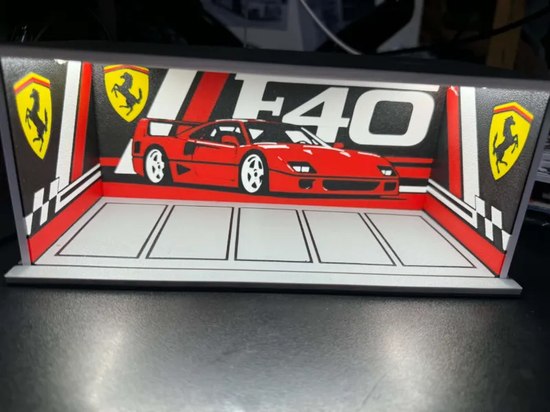 F40 Diecast Garage