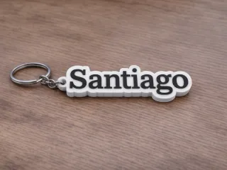 Keychain Nombre_Santiago