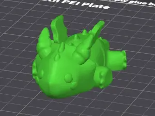 3D Flexi Baby Dragon Keychain (Limited Time Free) UniQrint