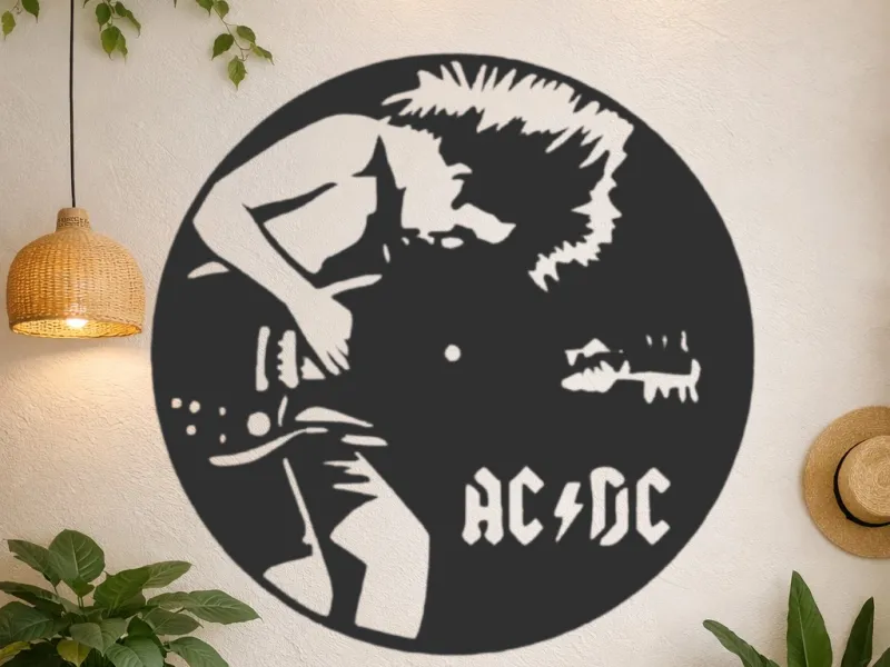 silueta acdc