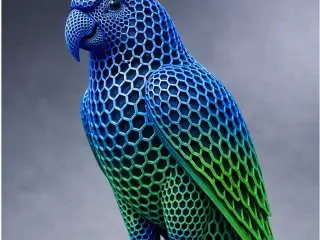 Papagai, Hexa Skulptur