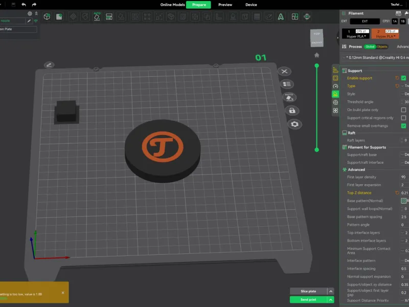 Teufel Puck Deckel 2.0