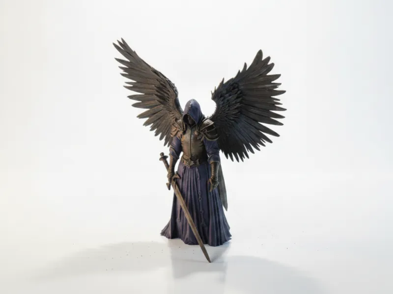 Angel Warrior Figurine Fantasy 3D Printable