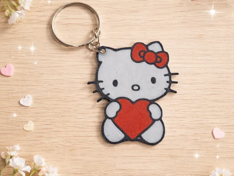 Portachiavi Hello Kitty LOVE San Valentino