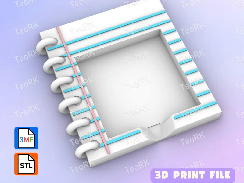 Post-It, Sticky Note Holder Spiral notebook