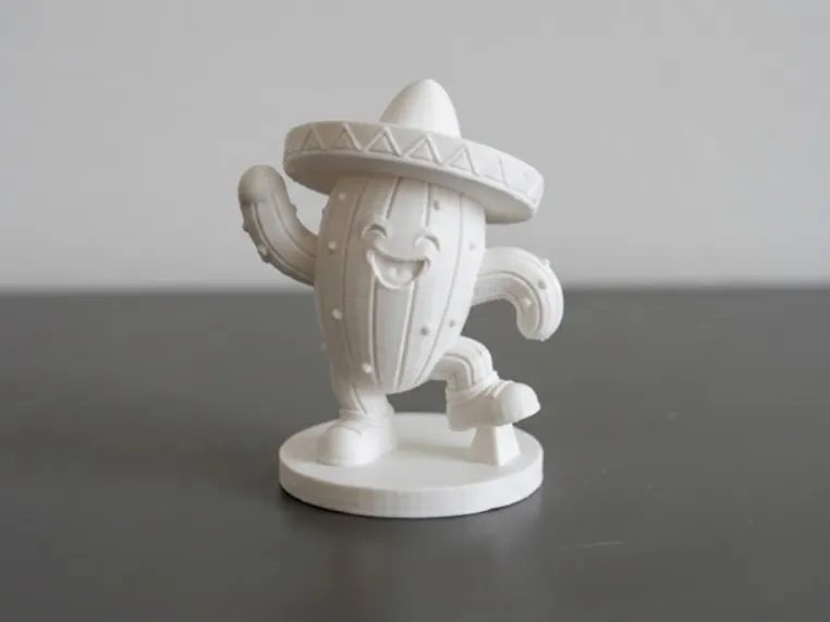 Dancing Cactus with Sombrero - Funny Decoration