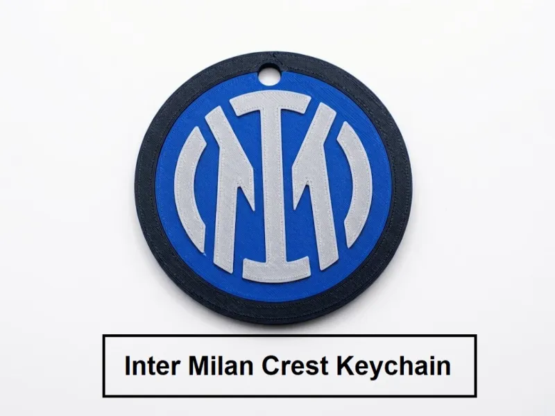 Inter Milan Crest Keychain