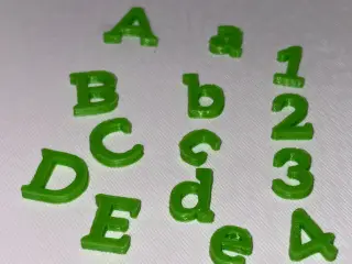 Alphabets & Numbers