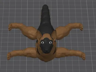 Articulated German Shepherd - Multicolor
