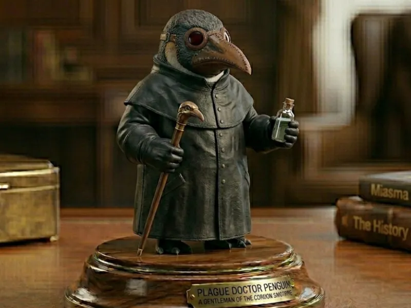 Plague Doctor Penguin