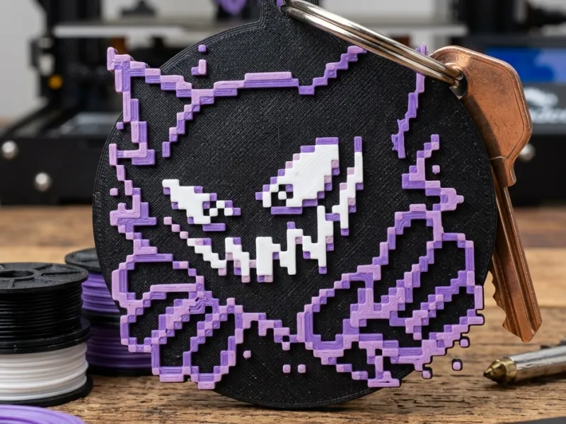 hunter llavero pixel art
