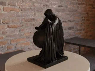 Man Covering Orb