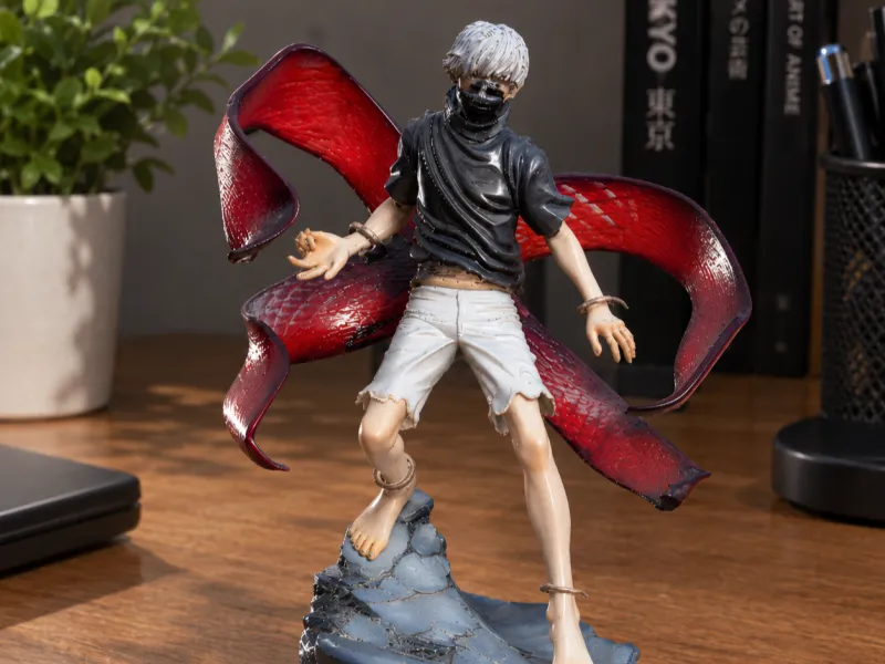 Estátua de Ken Kaneki Despertado - Figura de Anime Tokyo Ghoul Impressão 3D Pri