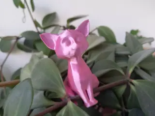 Sitting cat statue