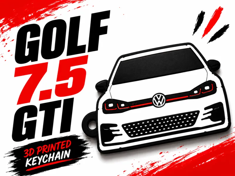 Volkswagen Golf 7.5 GTI Keychain