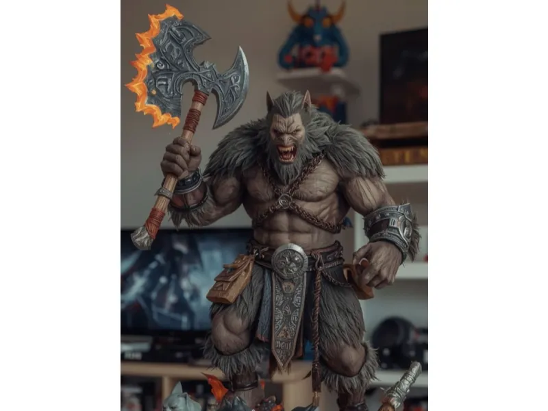 Flameborne Werewolf Warlord