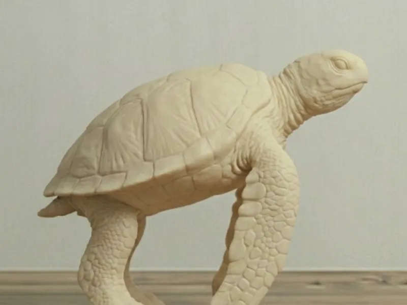 Sea turtle - simple and easy to print