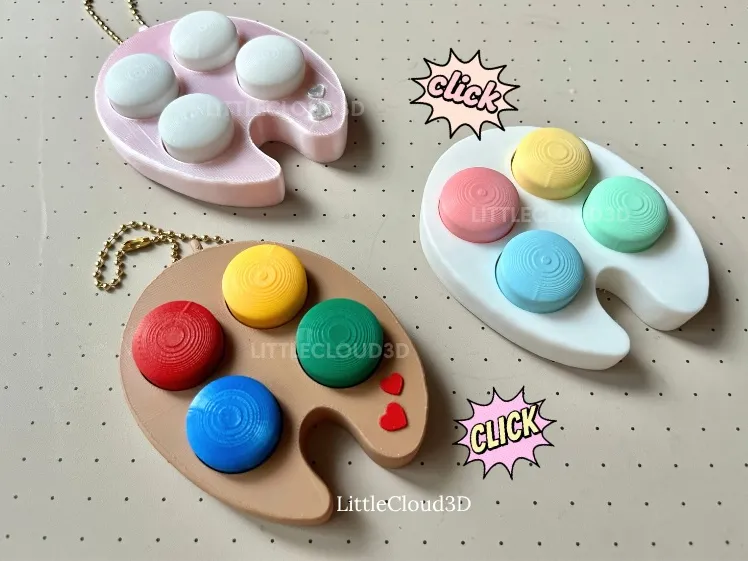 Paint Palette Fidget Clicker