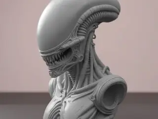 Busto versión Alien Xenomorfo