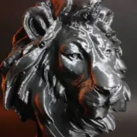 Lion on a Wood (Simba)-0