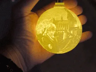 Bola de navidad de Harry Potter