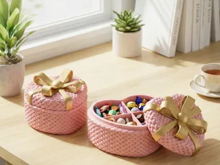 Knitted Gift Box | Valentine's Day | No Dividers