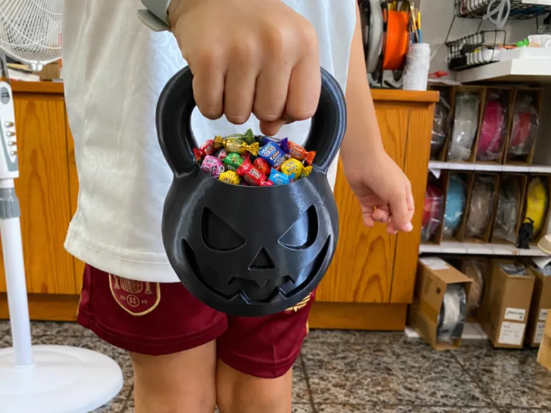 kettlebell citrouille halloween-creality
