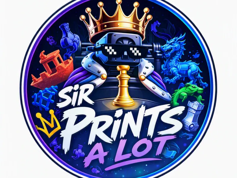 Sir Prints Alot Anerkennungsmedaille