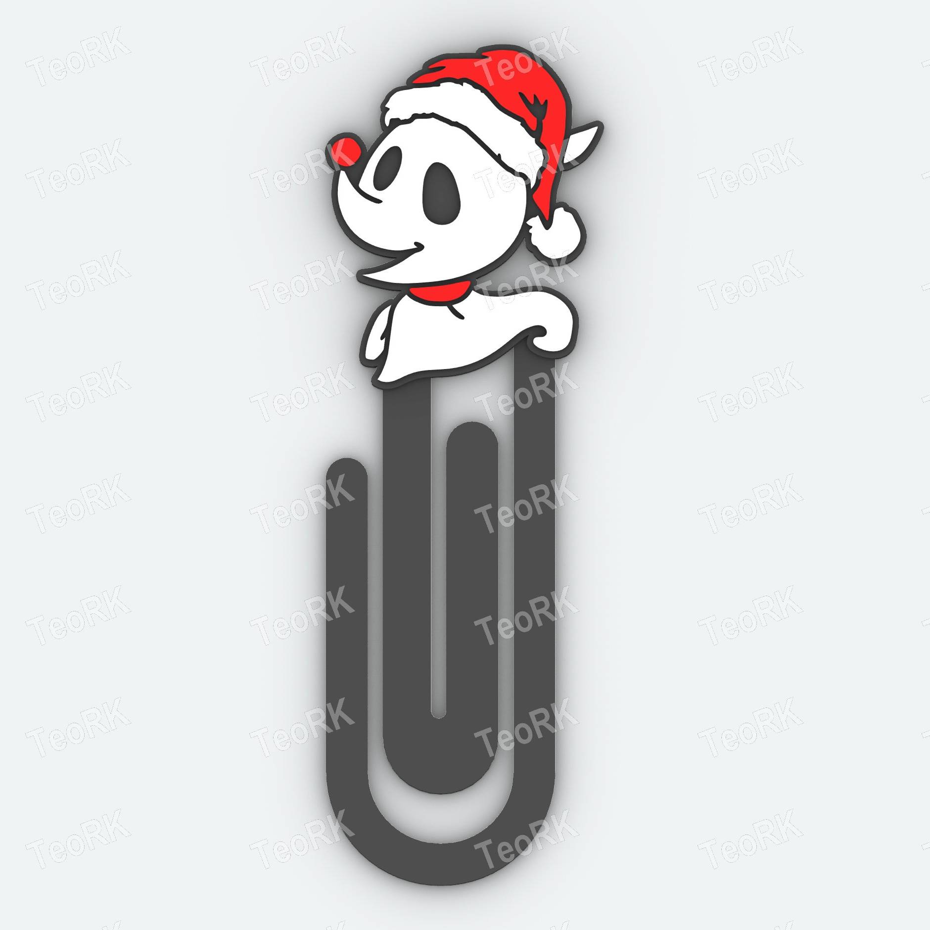 Paperclip ZERO JACK GHOST DOG - bookmark