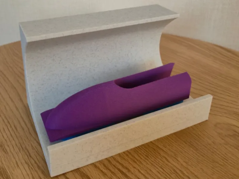 Bobsleigh Phone Stand – 3D Printed Sports-Inspired Desk Hold
