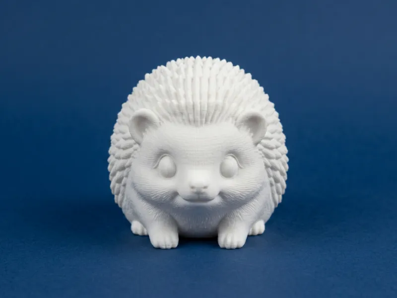 Mignonne figurine de hérisson chibi