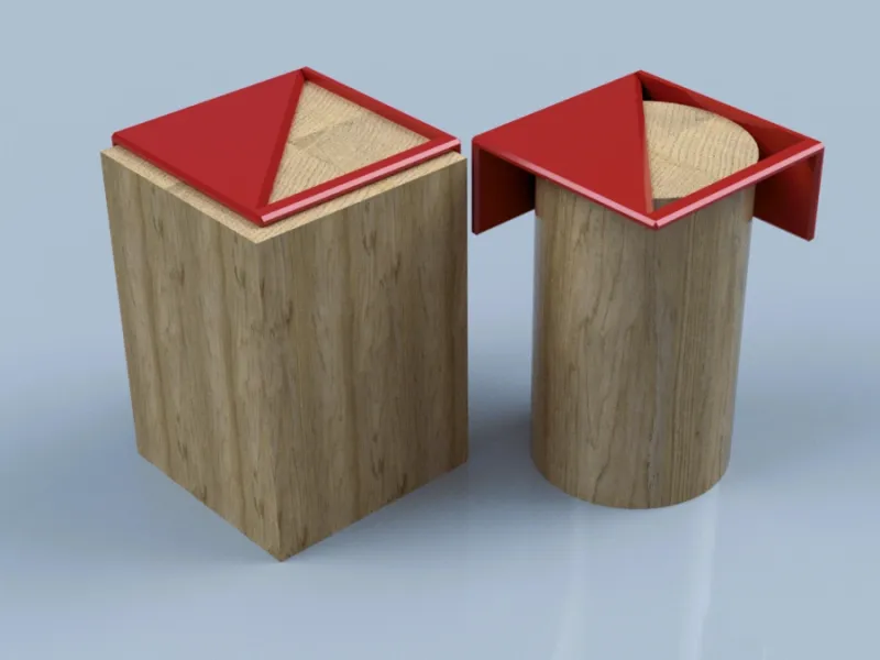 Self Adjusted Center Finder for Round and Sqare
