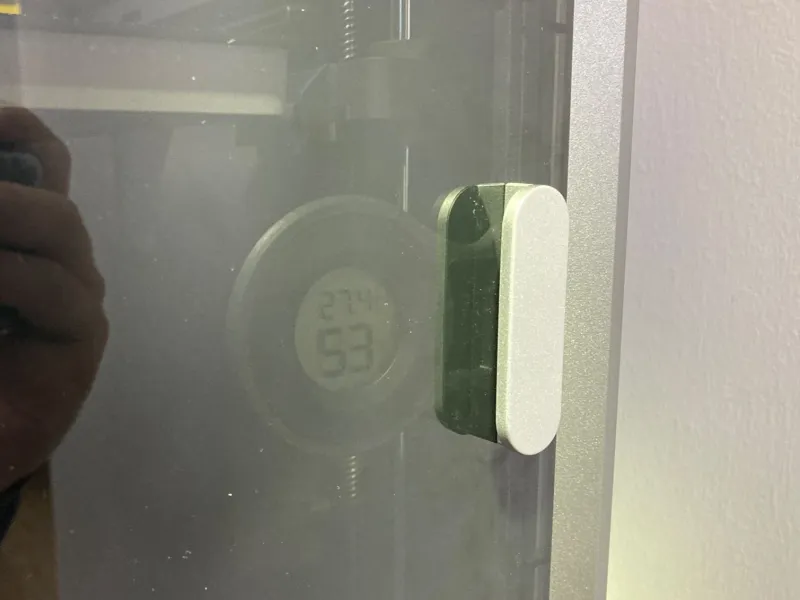 Hygrometer Thermometer Mount for ******** Kobra S1 Door