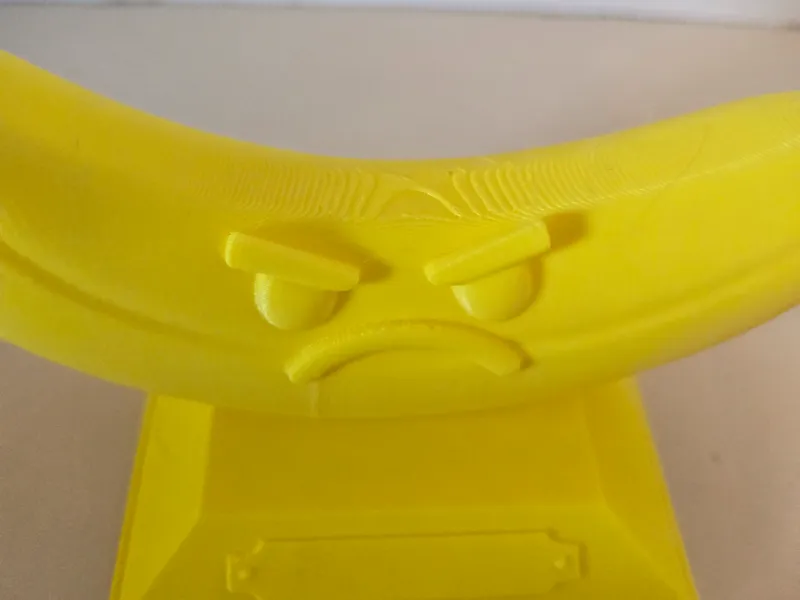Grumpy banana