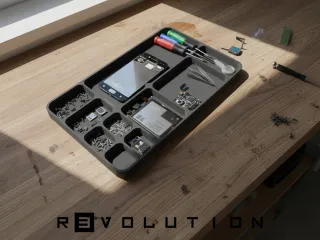 Bits Tray for working on electronics