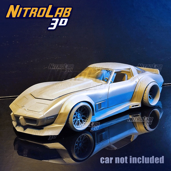Kit de carrocería para modelo a escala Revell Corvette C3 1:25
